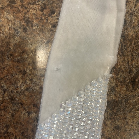 Retrofete Gabrielle Sequin Rainbow Dress Velvet Chiffon Womens Size Small - Picture 11 of 14